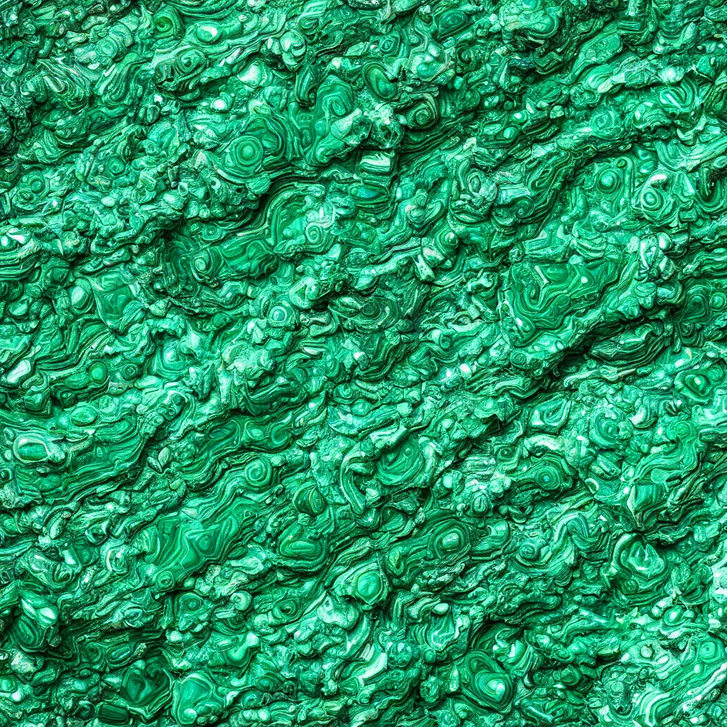 Prompt: malachite texture