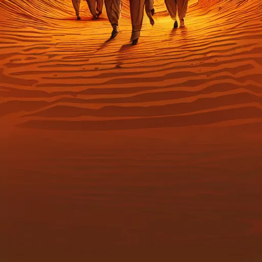 Prompt: walking on planet mars, digital art, smooth lines, astonishing detail, beautiful composition, amazing colours