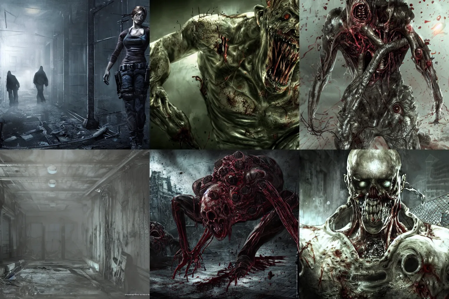 Image similar to Resident Evil virus concept art, highly detailed, horror, scary, terrifying, horrific, hd 4k