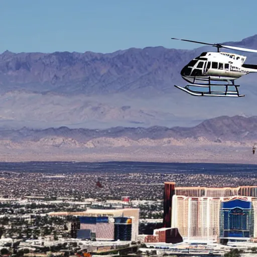 Image similar to helicopter flying over las vegas