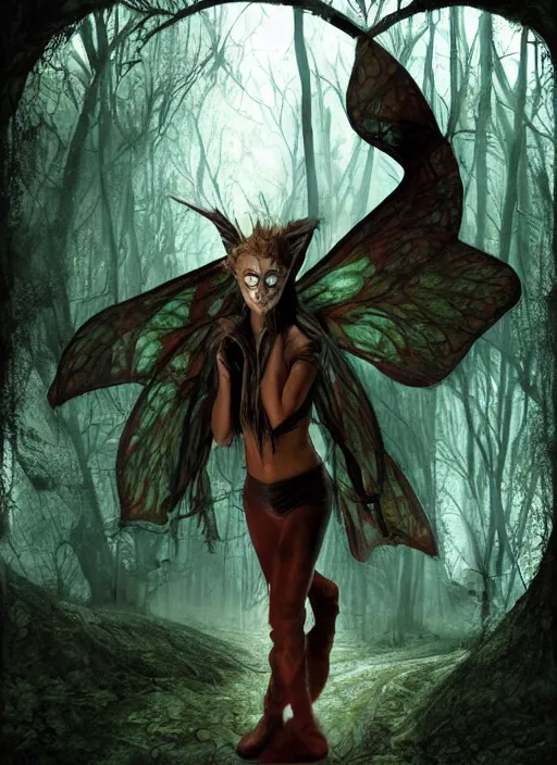 Image similar to 8 k concept art from the modern fey faerie horror thriller anthology miniseries / changelings : behind the mask /, by david mattingly and jason harkness and samuel araya and michael whelan and dave mckean. realistic matte painting with photorealistic hdr lighting. composition and layout inspired by christopher mckinney and anka zhuravleva and jordan hoffne.