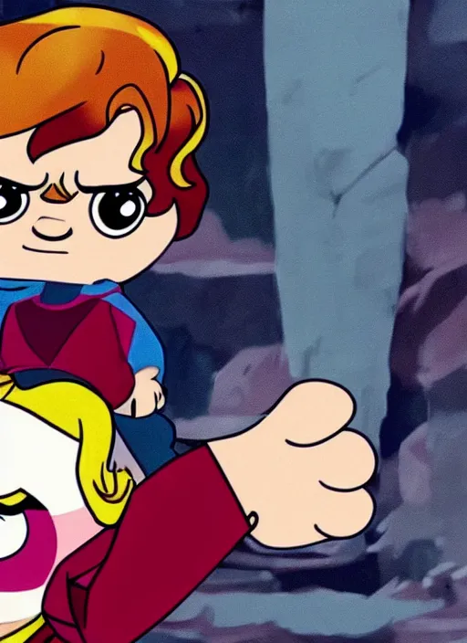 Image similar to tyrion lannister is a cartoon character in powerpuff girls