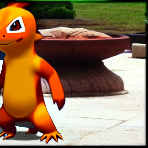 Prompt: real life charmander