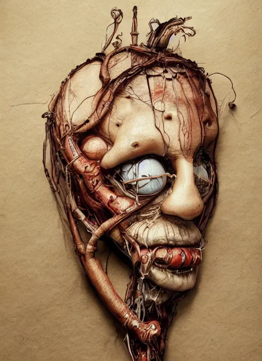 Prompt: portrait, A wooden puppet, strings attached to a floating anatomical heart, watercolor, dramatic lighting, cinematic, establishing shot, extremely high detail, foto realistic, cinematic lighting, pen and ink, intricate line drawings, by Yoshitaka Amano, Ruan Jia, Kentaro Miura, Artgerm, post processed, concept art, artstation, matte painting, style by eddie mendoza, raphael lacoste, alex ross