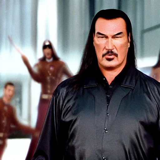 Image similar to Steven Seagal in The Avengers