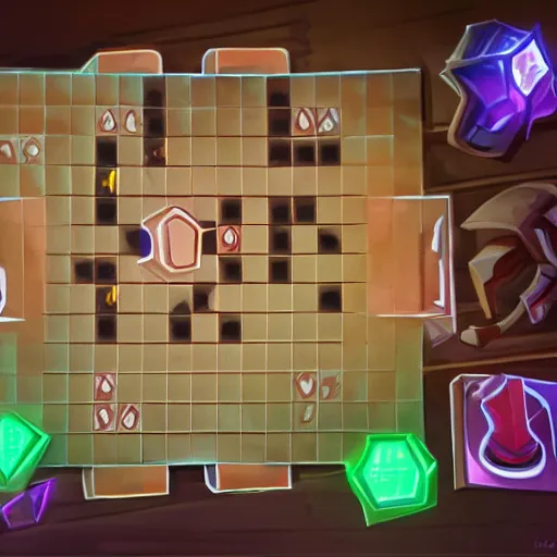 stylized tic - tac - toe by riot games, Stable Diffusion