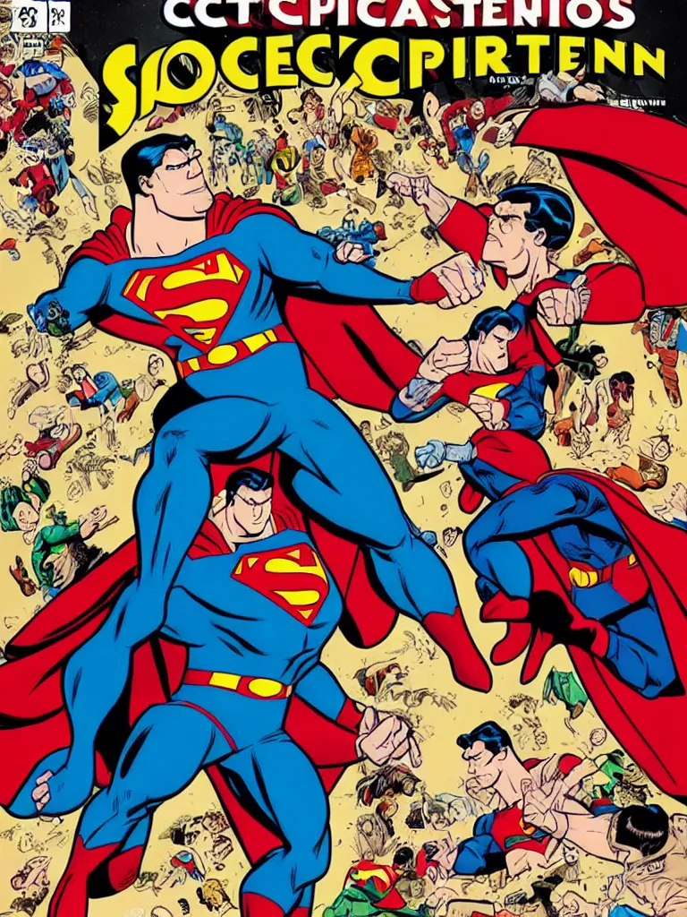 Image similar to Action Comics cover where Superman is punching Peter Griffin