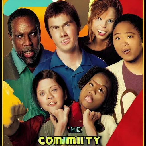 Prompt: The Community (2009) movie, poster