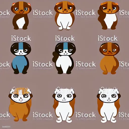 Prompt: scottish fold vector art, shape,