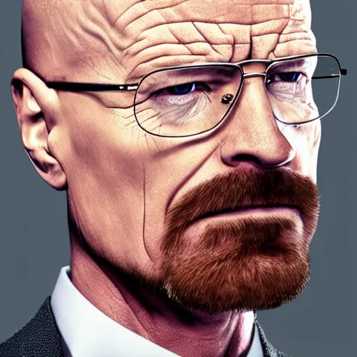 Prompt: photo of walter white gigachad, 8 k