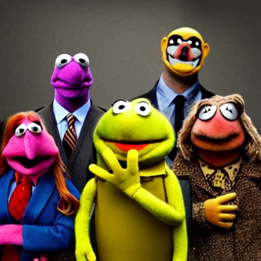 Image similar to The Watchmen as Muppets