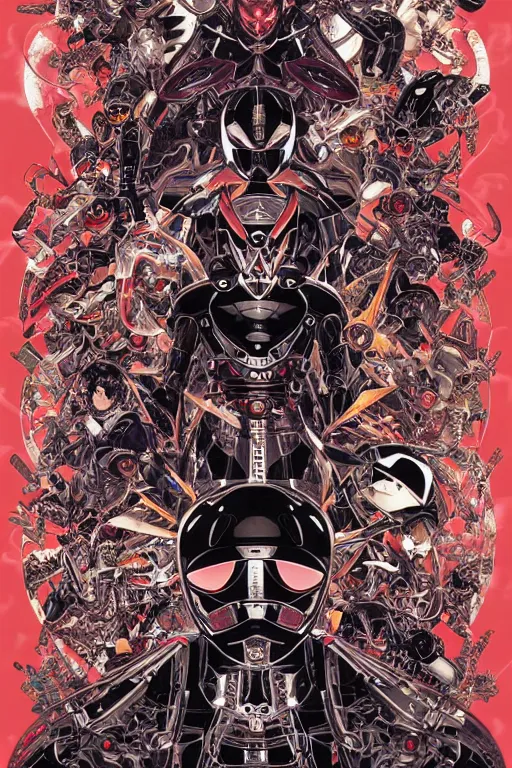 Image similar to kamen rider, symmetrical, by yoichi hatakenaka, masamune shirow, josan gonzales and dan mumford, deayami kojima, takato yamamoto, barclay shaw, karol bak, yukito kishiro