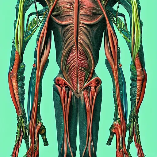 Image similar to alien anatomy by frank netter