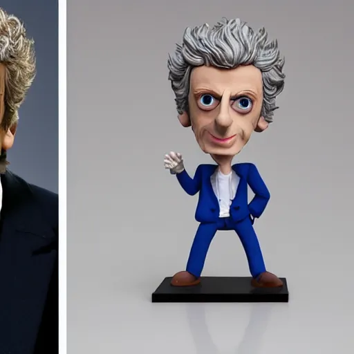 Prompt: peter capaldi claymation