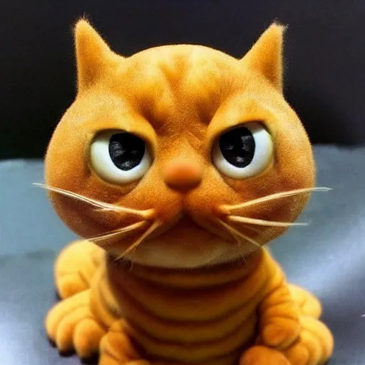 Image similar to bald garfield in real life, garfield is bald, garfield receding hairline, photo