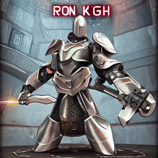 Image similar to futuristic iron knight