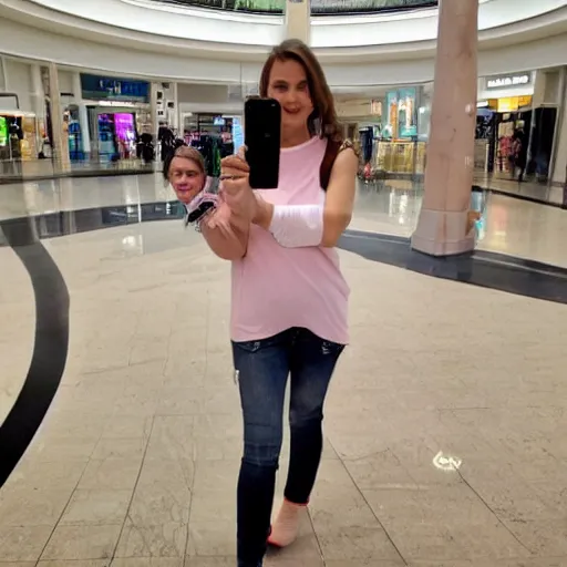 Image similar to pov : you are at the mall with your mom