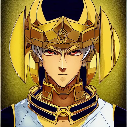 Image similar to portrait of ozymandias, king of gods, anime fantasy illustration by tomoyuki yamasaki, kyoto studio, madhouse, ufotable, comixwave films, trending on artstation