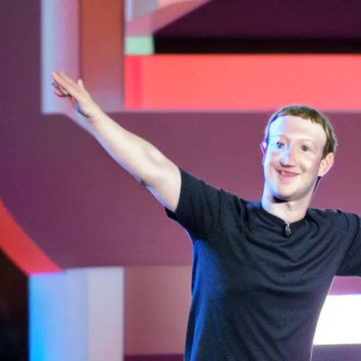 Prompt: mark zuckerberg dancing