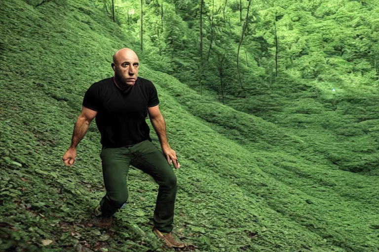 Image similar to joe rogan in green hell