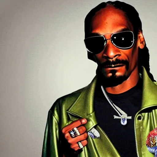 Image similar to snoop dogg as the terminator