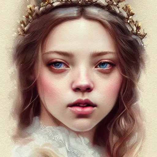 Image similar to beautiful & natural Sydney Sweeney as a 1700s princess by Artgerm and Greg Rutkowski, intricate, elegant, highly detailed, digital painting, artstation, concept art, smooth, sharp focus, illustration,