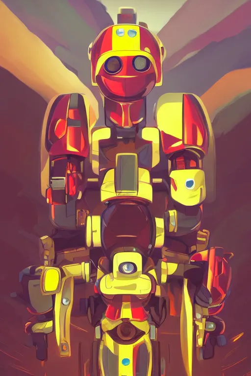 Image similar to metabots medabots medarotto medarot robot minimalist comics helmet mask neon cybereye, behance hd by jesper ejsing, by rhads, makoto shinkai and lois van baarle, ilya kuvshinov, rossdraws global illumination ray tracing hdr radiating a glowing aura