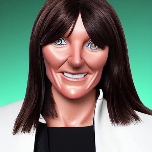 Prompt: a davina mccall action figure, realistic, plastic, soft,