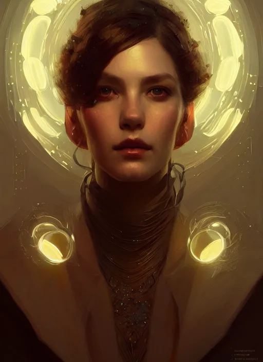 Prompt: portrait of merlwyb bloefhiswyn, intricate, elegant, glowing lights, highly detailed, digital painting, artstation, concept art, smooth, sharp focus, illustration, art by wlop, mars ravelo and greg rutkowski