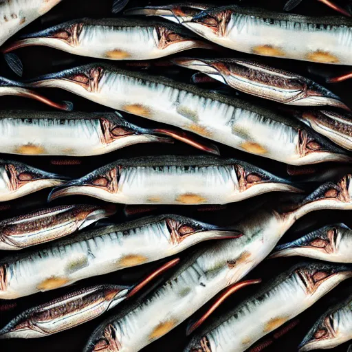 Image similar to a sardine grows from the soil, realistic, detailed, 4k, photography