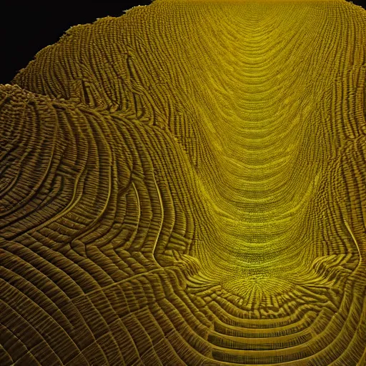 Prompt: Complex alien fractal structure, 3d mandelbulb, by Zdzisław Beksiński, trending on ArtStation