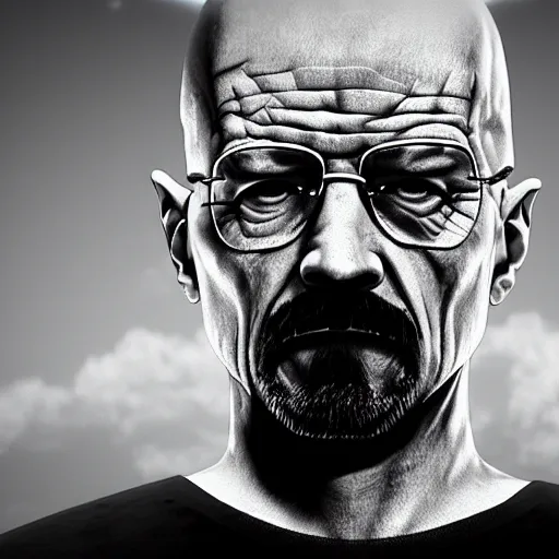 Prompt: walter white zombie, unreal engine 5