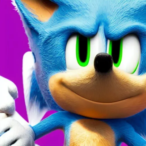 Image similar to sonic the hegedoge, sonic doge