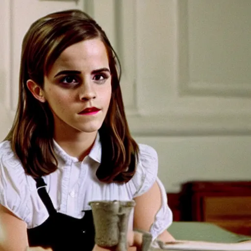 Image similar to emma watson as a student in a hogwarts 4k