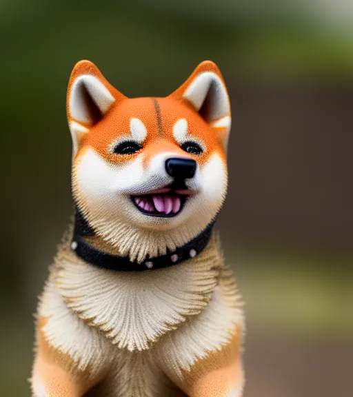 Image similar to award winning 5 5 mm photo of a shiba inu tapir hybrid in a part.. dof. bokeh. life - like. very detailed 8 k. intricate. soft light. nikon d 8 5 0.