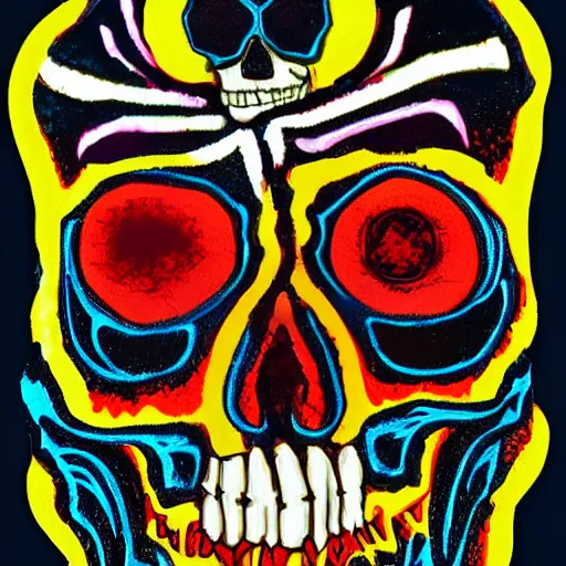 Image similar to noel fielding skull