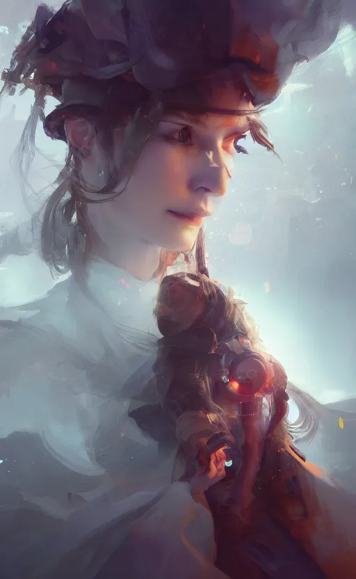 Image similar to Alchemist Princess, volumetric lighting, digital painting, highly detailed, artstation, sharp focus, illustration, concept art, ruan jia, steve mccurry