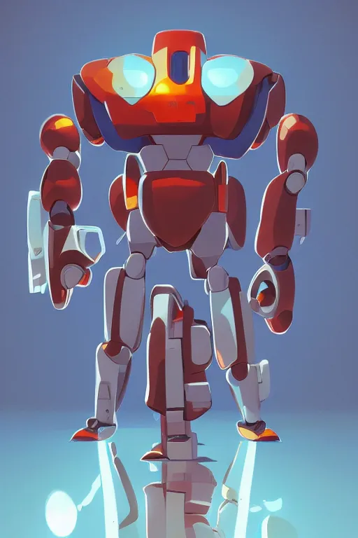 Image similar to metabots medabots medarotto medarot robot minimalist comics, behance hd by jesper ejsing, by rhads, makoto shinkai and lois van baarle, ilya kuvshinov, rossdraws global illumination ray tracing hdr radiating a glowing aura