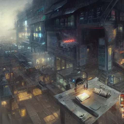 Prompt: hacking, editing code, vs studio, by scott umingaby takehiko inoue and kim jung gi and hiroya oku by thomas kinkade and greg rutkowski and ilyaku trending on artstation, trending on deviantart,