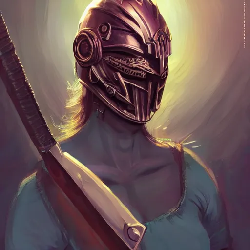 Image similar to cyberpunk viking helmet mask warrior goddess robot ninja fantasy, art gta 5 cover, official fanart behance hd artstation by jesper ejsing, by rhads, makoto shinkai and lois van baarle, ilya kuvshinov, ossdraws