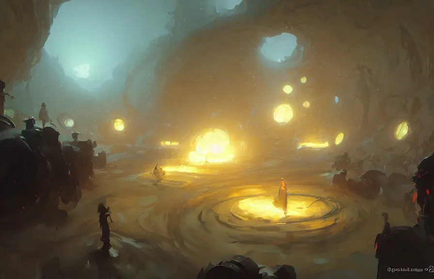 Image similar to greg manchess concept art of the dimension of giant polyps, key visual, ambient lighting, highly detailed, digital painting, artstation, concept art, sharp focus, by makoto shinkai and akihiko yoshida and hidari and wlop and greg rutkowski