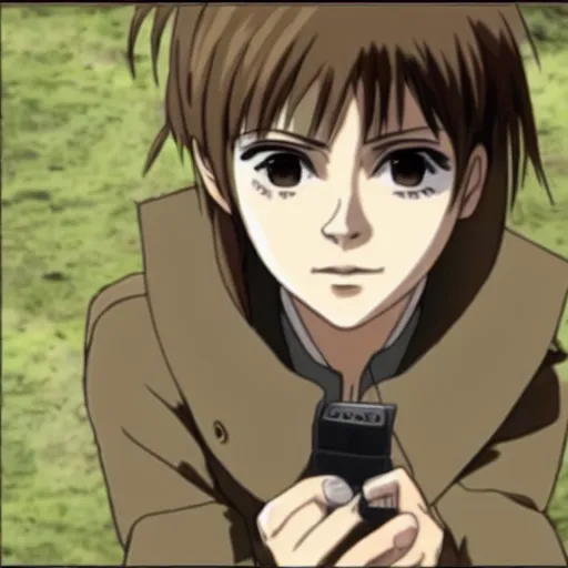 Prompt: emma watson screenshot from attack on titan 進撃の巨人 anime emma watson as naruto uzamaki