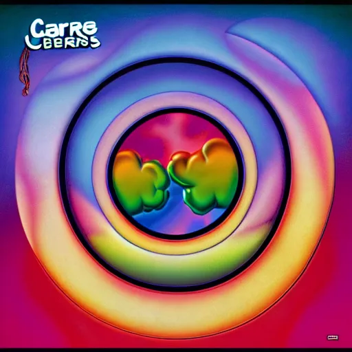 Prompt: care bears on tool album cover, 8 k resolution hyperdetailed, surrealism style of alex grey, extremely high quality