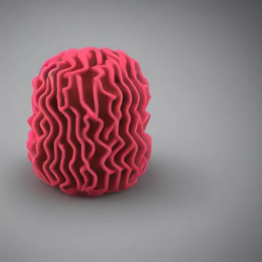 Image similar to reaction diffusion solid colors houdini 3 d printed