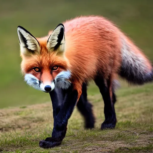 Image similar to a very large fox, 8 k, 8 5 mm f 1. 8