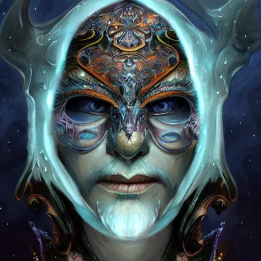 Prompt: an Artstation 3d render of Very very very very highly detailed beautiful mystic face of a phantom warrior with galaxy, tattoos by Anton Pieck, intricate, extremely detailed, digital painting, artstation, concept art, smooth, sharp focus, illustration, intimidating lighting, incredible art,