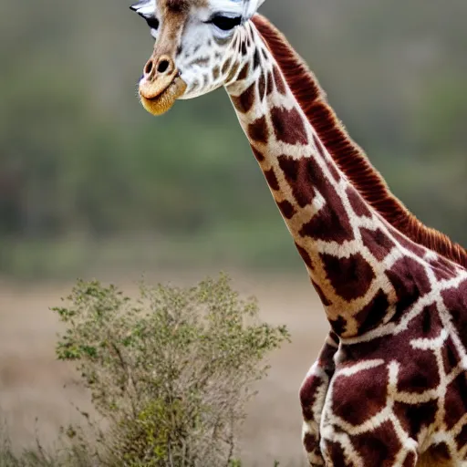 Image similar to a giraffe with 1 2 necks