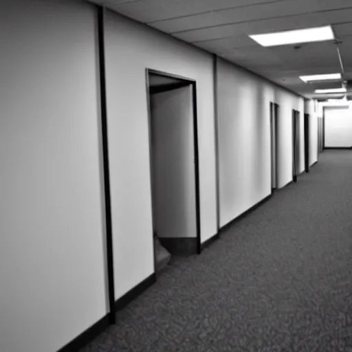 Image similar to an empty office hallway, craigslist photo