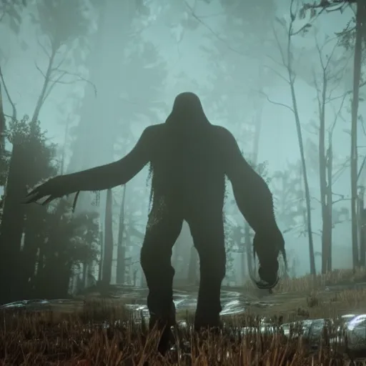 Prompt: Cthulhu in Red Dead Redemption 2, gameplay