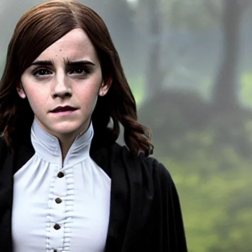 Image similar to Emma Watson as Severus Snape